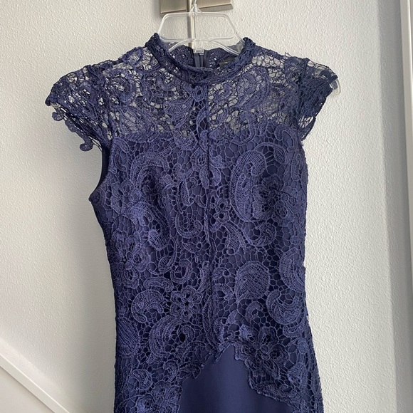 Club L London navy Maxi dress - Picture 3 of 5